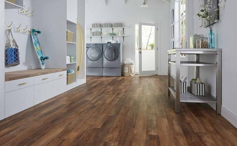 Hardwood Flooring Waterproof Laundry Room